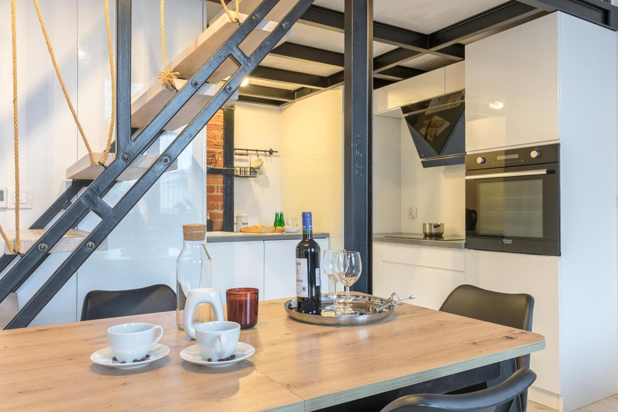 Apartament Z Antresola Nowa Papiernia Вроцлав Экстерьер фото