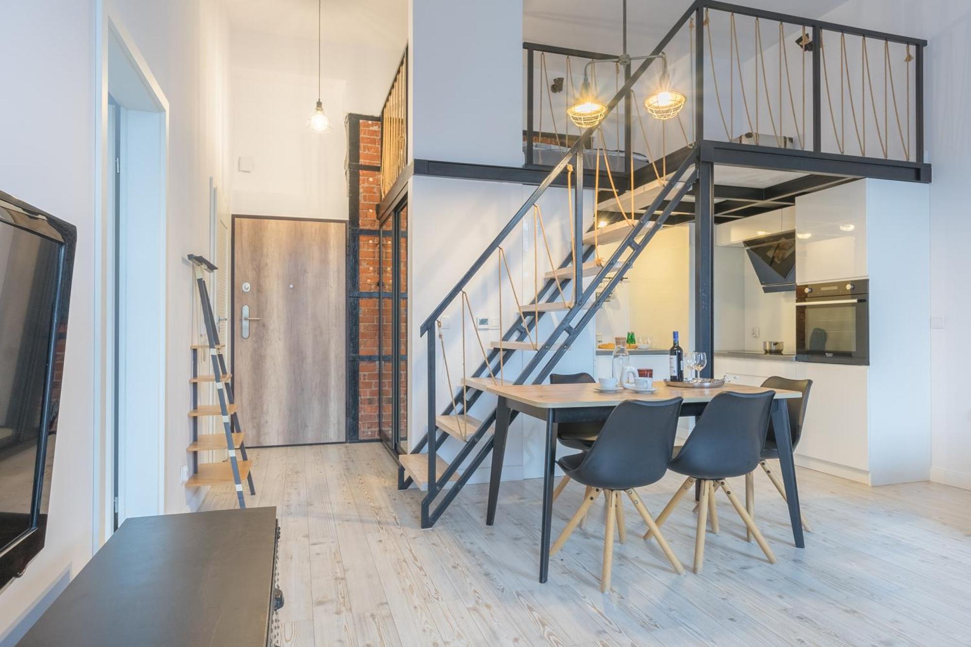 Apartament Z Antresola Nowa Papiernia Вроцлав Экстерьер фото